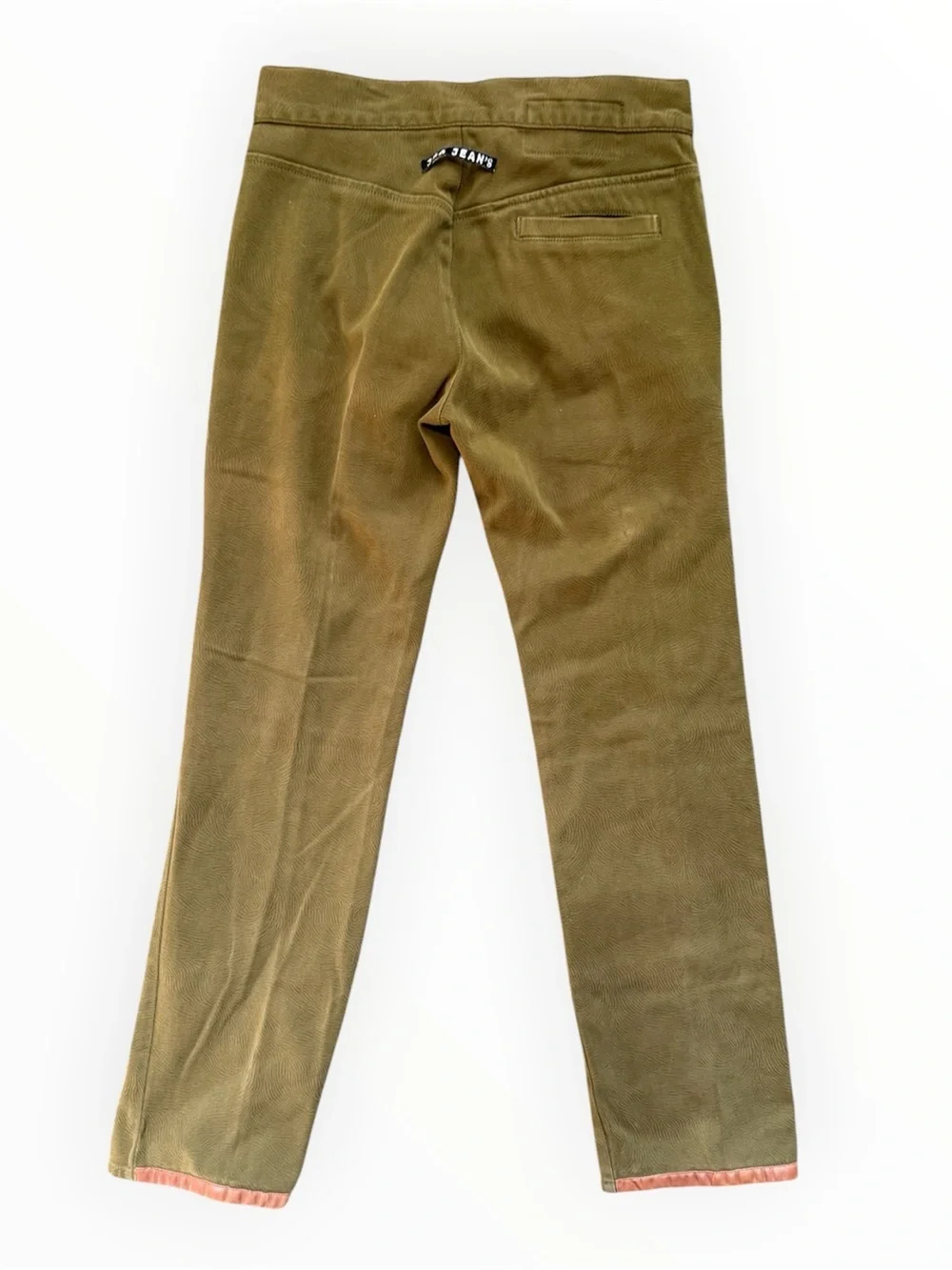 vintage 1990s JPG Jean's label by designer Jean Paul Gaultier olive green pants